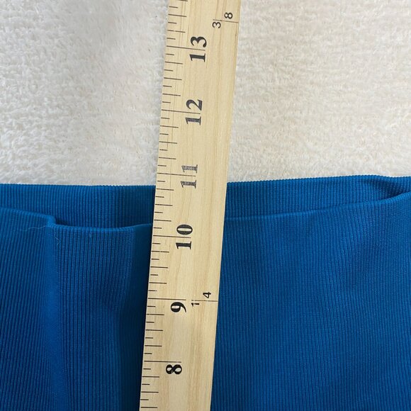 The North Face Nylon Elastane Tights Green & Blue Fade Leggins Womens Size LARGE - Picture 9 of 9